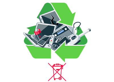 Recyclage appareils électroniques