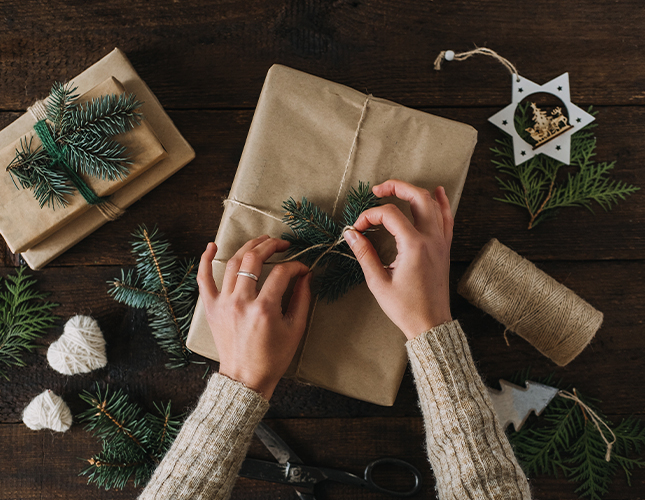Zero-waste and original festive wrapping guide!