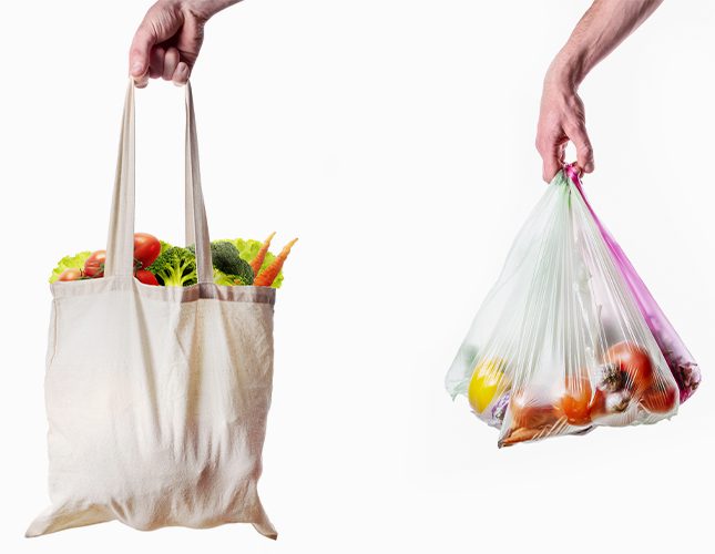 Interdiction des sacs de plastique
